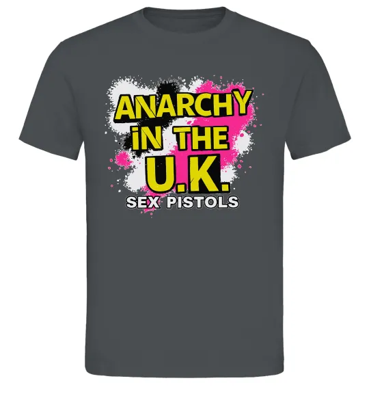 Мужская футболка Anarchy in the UK Графит фото