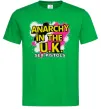 Мужская футболка Anarchy in the UK Зеленый Мужская футболка Anarchy in the UK Зеленый фото