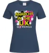 Женская футболка Anarchy in the UK Темно-синий Женская футболка Anarchy in the UK Темно-синий фото