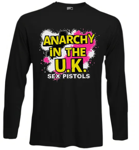 Лонгслив Anarchy in the UK Черный фото