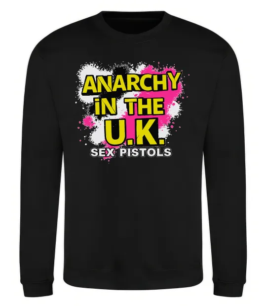 Свитшот Anarchy in the UK Черный фото