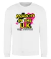 Свитшот Anarchy in the UK Белый Свитшот Anarchy in the UK Белый фото