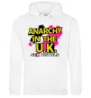 Мужская толстовка (худи) Anarchy in the UK Белый Мужская толстовка (худи) Anarchy in the UK Белый фото