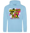 Жіноча толстовка (худі) Anarchy in the UK Блакитний фото