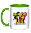 Чашка з кольоровою ручкою Anarchy in the UK Лаймовий Чашка з кольоровою ручкою Anarchy in the UK Лаймовий фото