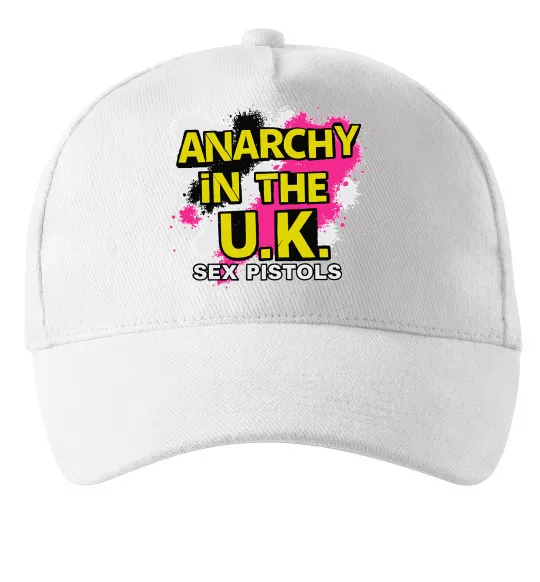 Кепка Anarchy in the UK Білий фото