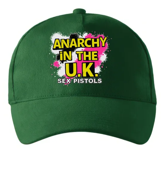 Кепка Anarchy in the UK Темно-зелений фото