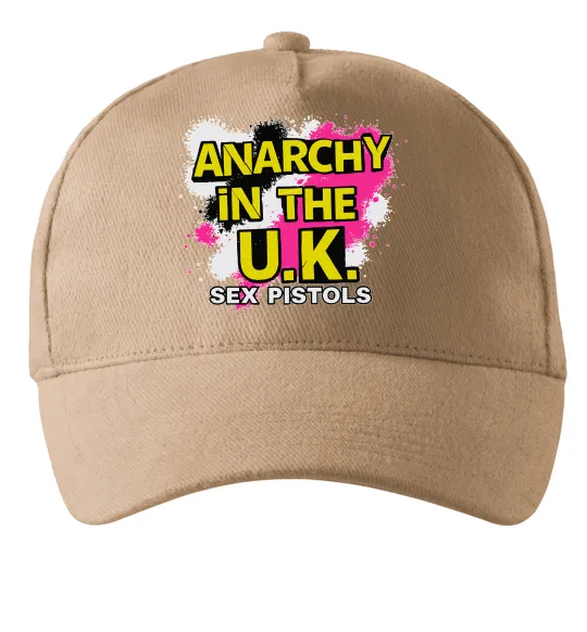 Кепка Anarchy in the UK Песочный фото
