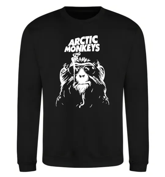 Світшот Arctic Monkeys smoking Чорний фото