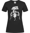 Женская футболка Arctic Monkeys smoking Черный Женская футболка Arctic Monkeys smoking Черный фото