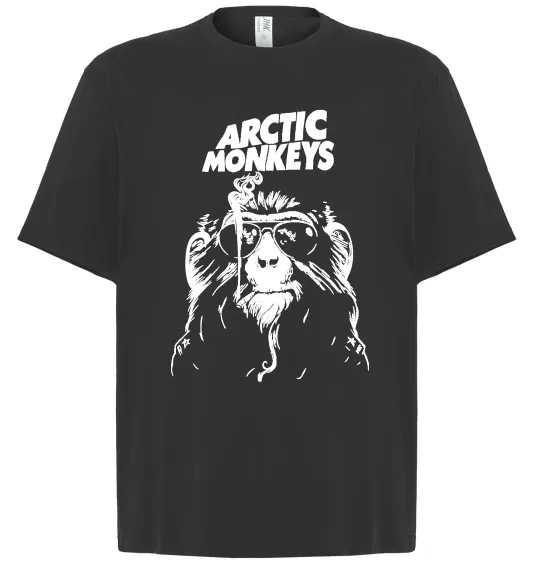 Футболка Оверсайз Arctic Monkeys smoking Чорний фото