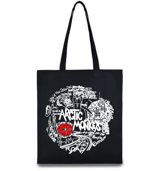 Эко-сумка Arctic Monkeys songs Черный фото