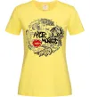 Женская футболка Arctic Monkeys songs Лимонный Женская футболка Arctic Monkeys songs Лимонный фото