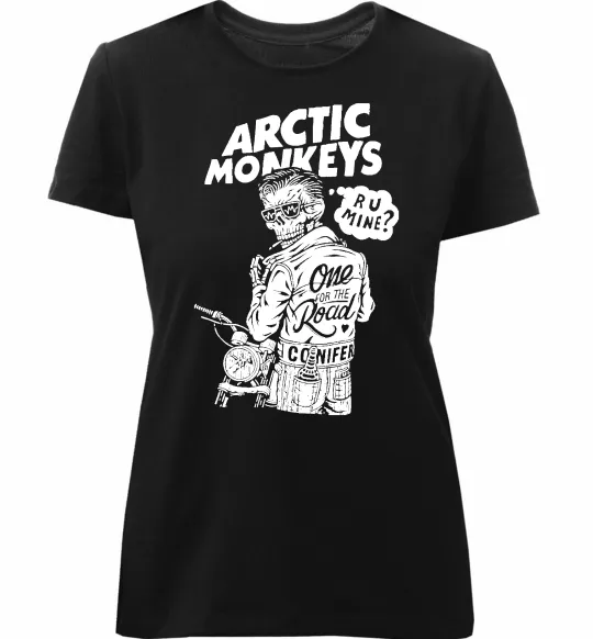 Жіноча преміум футболка Arctic Monkeys R U Mine? Чорний фото