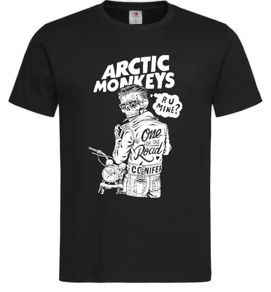 Чоловіча футболка Arctic Monkeys R U Mine? Чорний фото