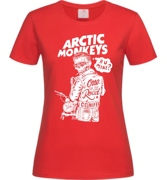 Жіноча футболка Arctic Monkeys R U Mine? Червоний фото