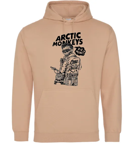 Мужская толстовка (худи) Arctic Monkeys R U Mine? Песочный фото