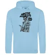 Женская толстовка (худи) Arctic Monkeys R U Mine? Голубой фото