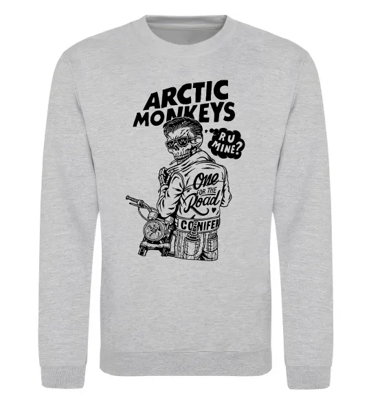 Свитшот Arctic Monkeys R U Mine? Серый меланж фото