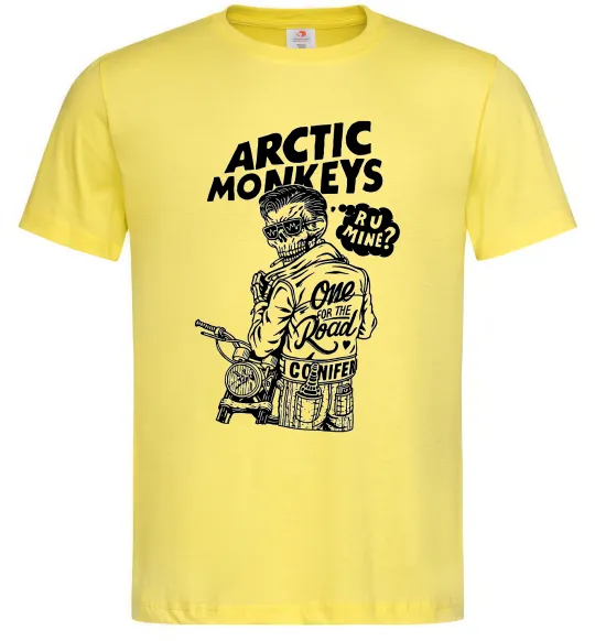 Чоловіча футболка Arctic Monkeys R U Mine? Лимонний фото