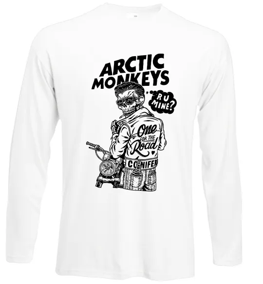 Лонгслів Arctic Monkeys R U Mine? Білий фото