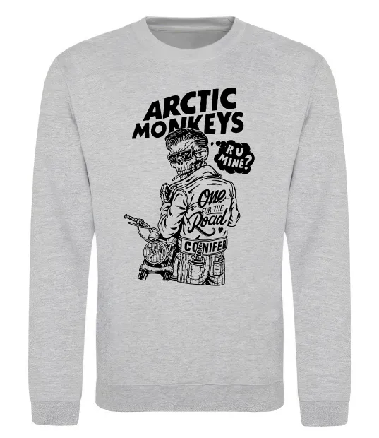 Світшот Arctic Monkeys R U Mine? Сірий меланж фото