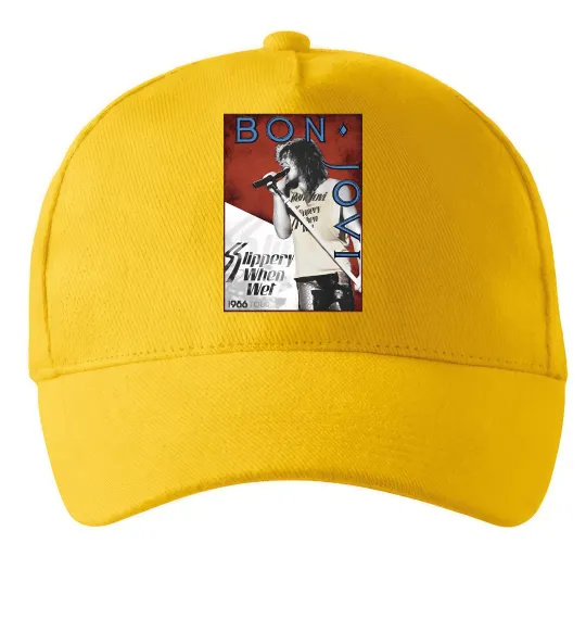 Кепка Bon Jovi 1986 Солнечно желтый фото