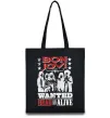 Эко-сумка Bon Jovi Wanted dead or alive Черный фото