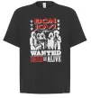 Футболка Оверсайз Bon Jovi Wanted dead or alive Черный фото