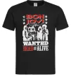 Мужская футболка Bon Jovi Wanted dead or alive Черный Мужская футболка Bon Jovi Wanted dead or alive Черный фото
