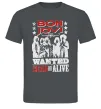 Мужская футболка Bon Jovi Wanted dead or alive Графит Мужская футболка Bon Jovi Wanted dead or alive Графит фото