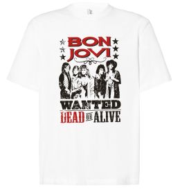 Футболка Оверсайз Bon Jovi Wanted dead or alive