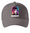 Кепка Bowie art Сірий фото