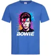 Мужская футболка Bowie art Ярко-синий Мужская футболка Bowie art Ярко-синий фото