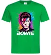 Мужская футболка Bowie art Зеленый Мужская футболка Bowie art Зеленый фото