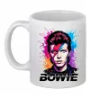 Чашка керамічна Bowie art Білий фото