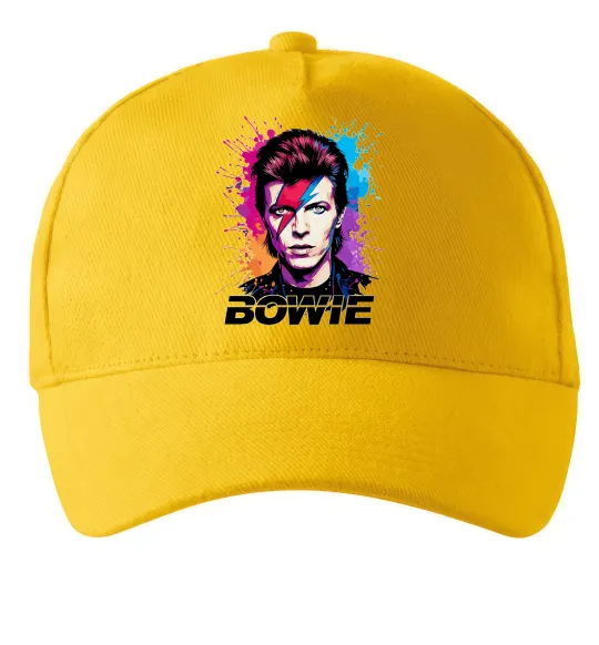 Кепка Bowie art Солнечно желтый фото
