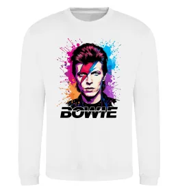 Свитшот Bowie art Белый фото