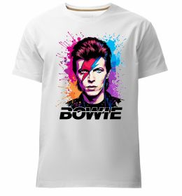 Мужская премиум футболка Bowie art
