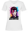Жіноча футболка Bowie art Білий фото