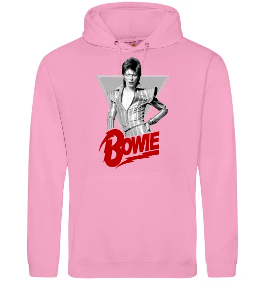 Мужская толстовка (худи) David Bowie Розовый фото