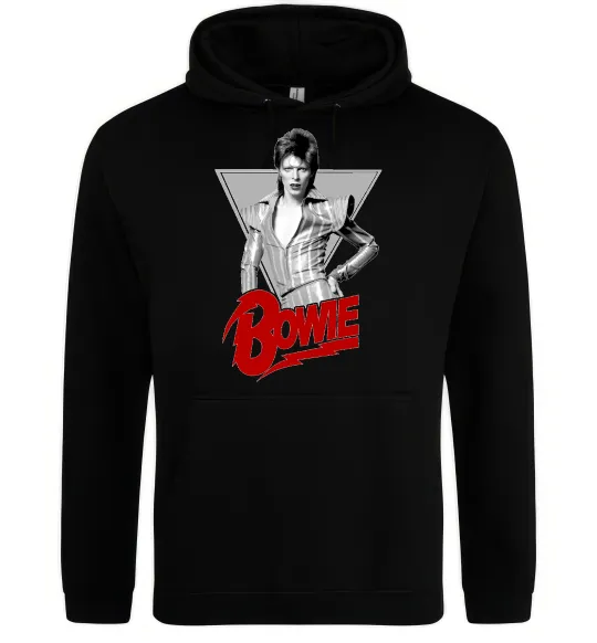 Чоловіча толстовка (худі) David Bowie Чорний фото