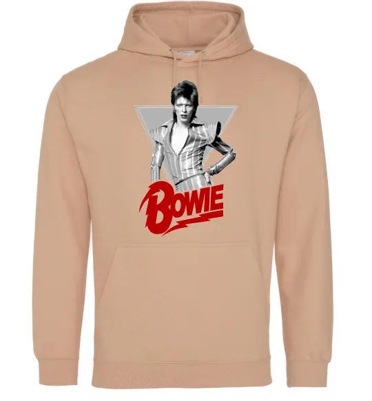 Чоловіча толстовка (худі) David Bowie Пісочний фото