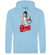 Мужская толстовка (худи) David Bowie Голубой фото