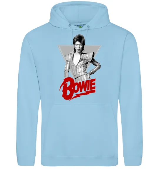 Женская толстовка (худи) David Bowie Голубой фото