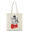 Еко-сумка David Bowie Бежевий фото