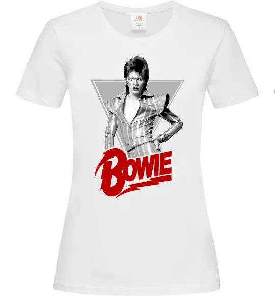 Жіноча футболка David Bowie Білий фото
