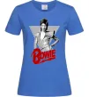 Жіноча футболка David Bowie Яскраво-синій Жіноча футболка David Bowie Яскраво-синій фото