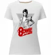 Жіноча преміум футболка David Bowie Білий Жіноча преміум футболка David Bowie Білий фото