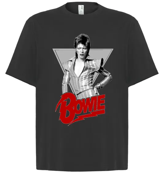Футболка Оверсайз David Bowie Чорний фото